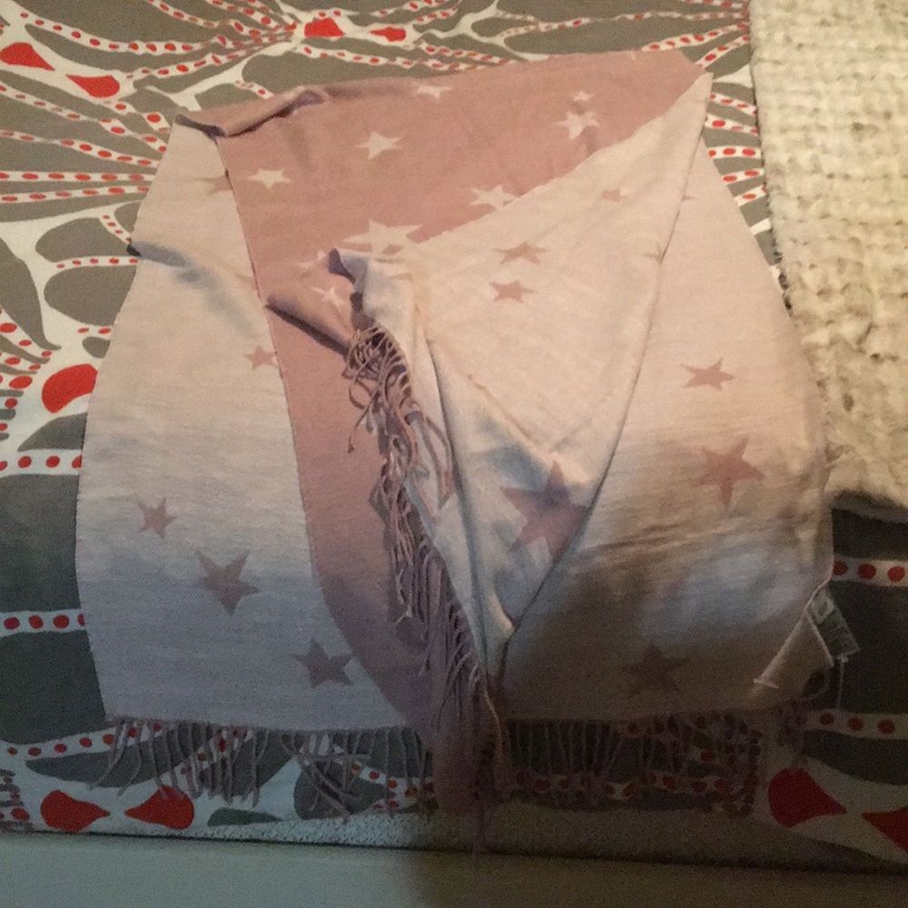 GAP Pink Star Scarf NWT